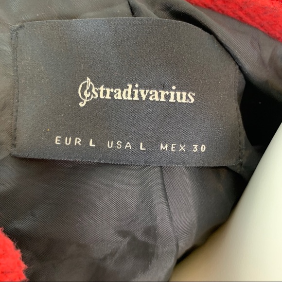 Stradivarius Women’s Faux Leather Accent Overcoat - Picture 9 of 11